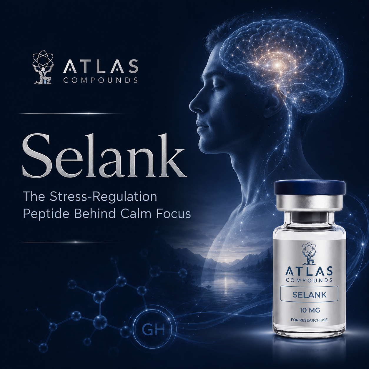 Selank: The Stress-Regulation Peptide Behind Calm Focus